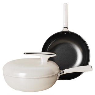 九阳炒锅不粘锅0氟钛锅陶瓷锅家用炒菜锅电磁炉专用官方旗舰店炊