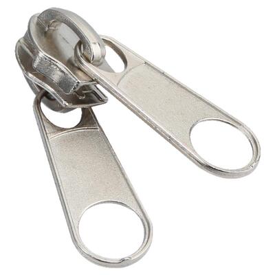 双面拉链头帐篷蚊帐车棚睡袋拉链配件通用万能雨棚拉链扣拉锁头长