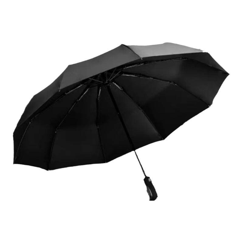 【天堂伞正品】天堂雨伞全自动晴雨两用男双人三折叠抗风商务雨伞
