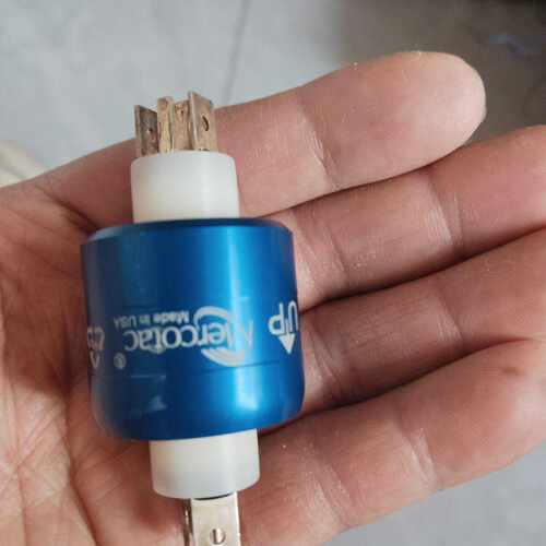 议价Mercotac M430C水银滑环，蓝色旋转连接器，实