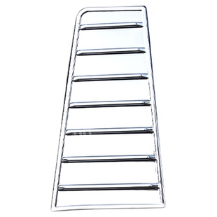 雷克萨斯GX550h车身C窗电镀银遮阳装饰贴GX550后门隐私碳纤纹贴