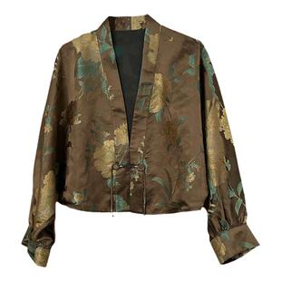 服装纸样女蝙蝠袖通袖中式上衣宽松短外套样板打版定制接来料加工