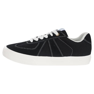 顽刻官方黑色德训专业帆布翻毛皮耐磨T头鞋运动男女滑板鞋