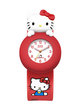 helloKitty红色儿童手表女孩3岁