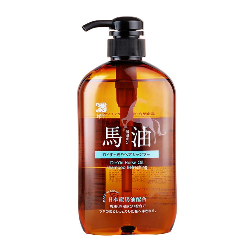 蝶印马油洗发水清爽补水保湿护理无硅油洗发露改善毛躁护发素