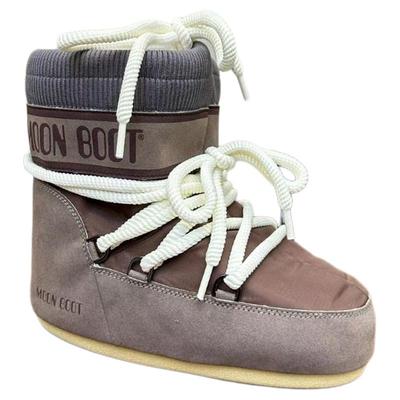 丑萌月亮靴滑雪短筒内增高雪地靴