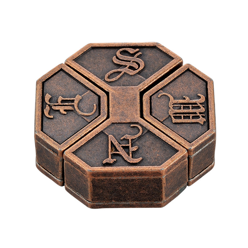 puzzle儿童益智玩具合金解环解锁