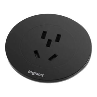 罗格朗桌面圆孔多功能插座隐藏嵌入式带usb五孔桌洞办公千兆网口