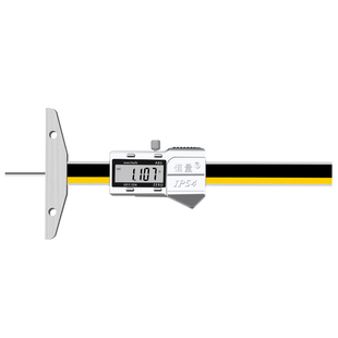 恒量数显深度卡尺电子细杆深度尺小孔电子游标尺0-50 0-100mm0.01