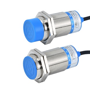 M30接近开关LJ30A3三线24V金属感应NPN常开二线220V电感式传感器