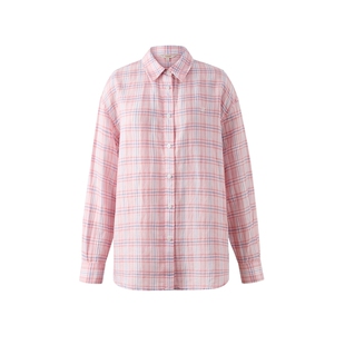 【法国亚麻】Eland衣恋衬衫女长袖休闲通勤上衣2025秋季新款