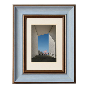 北欧简约美式宽边摆台相框儿童摆件展示A4证书照片框6寸7镜框画框