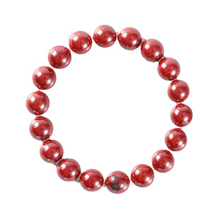 武当山正品朱砂手串女士高纯度紫金砂纯正转运本命年文创手链女