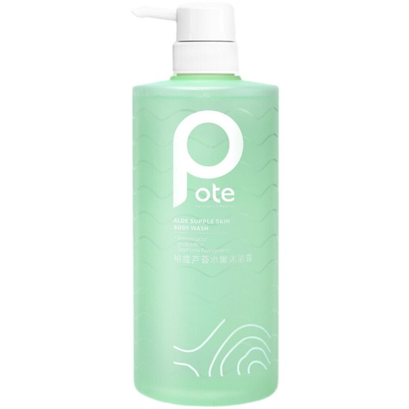 pote柏缇芦荟水嫩沐浴露女留香滋润保湿补水舒爽嫩肤沐浴乳液男女