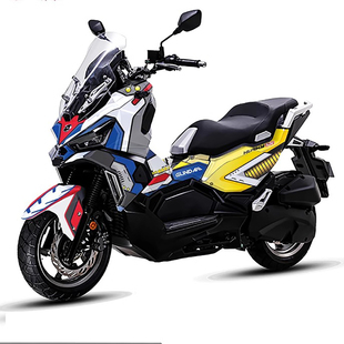 适用三阳哈士奇150ADV贴纸改装贴花全车保护贴膜车身贴防水贴画版