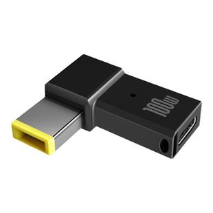 TypeC母口转DC转接头圆孔笔记本电脑转换器PD快充100W诱骗充电线USB-C圆头适用联想戴尔惠普华为电源适配接口