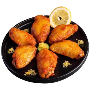 【1kg】 仙坛奥尔良鸡翅中空气炸锅半成品调味腌制鸡肉冷冻鸡翅根