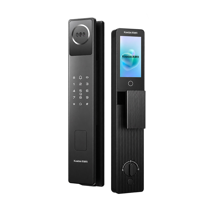 凯迪仕智能门锁人脸识别猫眼大屏家用密码指纹锁Q50FPro(双摄Ai)