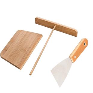 刮板楠竹煎饼山东特色烘焙煎饼电饼铛摊鸡蛋烘焙果子耙子工具全套