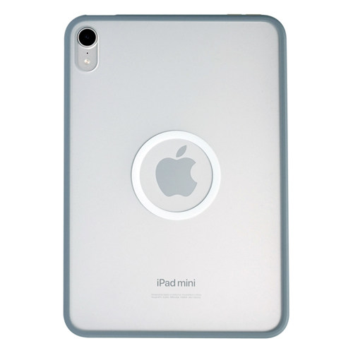米斯登适用苹果iPad mini7撞色磨砂保护套mini平板magsafe磁吸保护套8.3寸软胶防摔简约透明无盖后壳笔槽新款