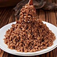 Pure vegetarian soy protein, mushroom and vegetarian meat filling 400g, vegetarian meat sauce rice, dumpling filling, soy products, ready to eat upon opening the bag thumbnail 2