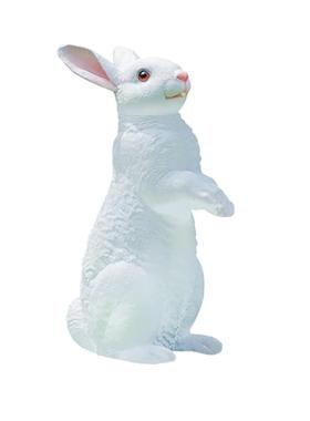 草地玻璃钢卡通风公园林兔子摆件