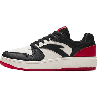 安踏男鞋板鞋2026新款红色运动鞋本命年软底马年新年男款休闲鞋