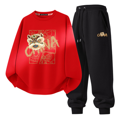 真维斯卫衣男款青少年秋季套装男