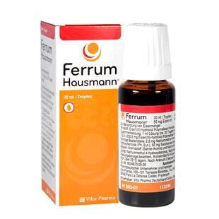 欧洲直邮德国Ferrum补铁剂宝宝早产婴儿童孕妇补铁口服液滴剂30ml