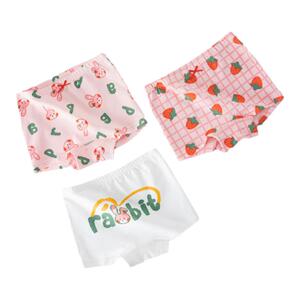 全棉女童内裤纯棉平角女童夏季安全裤女孩短裤全棉四角裤不夹屁屁