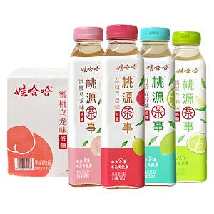 娃哈哈桃源茶事果味茶500ml*15瓶