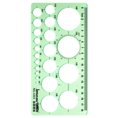 画圆模板尺学生用设计画圆