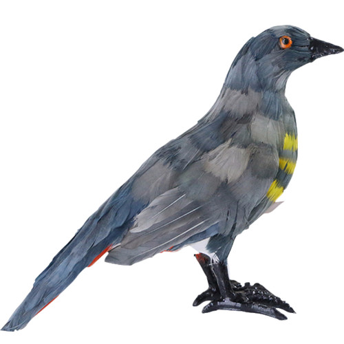 仿真鸟类动物标本黄鹂绿鸠啄木鸟伯劳鸟麻雀挂燕羽毛鸟类装饰摆件