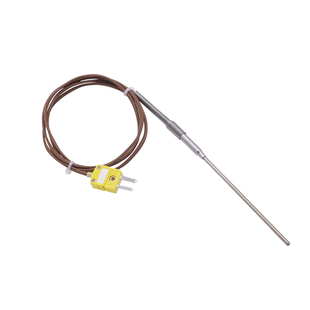 K/T型热电偶温度传感器低温-200度铠装可弯曲进口测温1200度探头