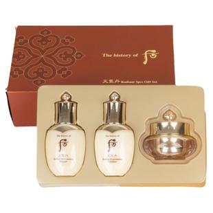 专柜正品 whoo后天气丹花献三3件套装60ml小样旅行装保湿紧致祛黄