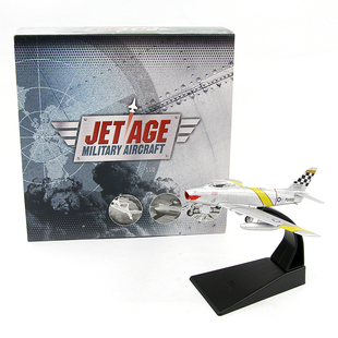 ATLAS美国北美航空F-86佩刀战斗机 F86成品军事飞机模型摆件1/100