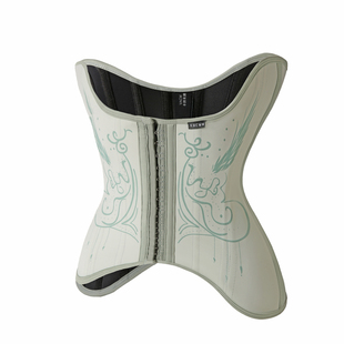 VACW绝美国风超强瘦腰腹束腰玻璃海蓝漏斗腰矫正驼背肋骨外翻rib