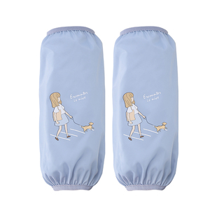 防水防油长款秋冬袖套女套袖成人学生可爱护袖可爱羽绒服专用袖头