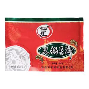 恒星牌火锅豆瓣400g袋装正宗四川豆瓣酱郫县特产家用炒菜专用调料
