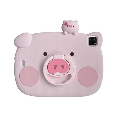 粉色猪鼻子支架iPad保护套