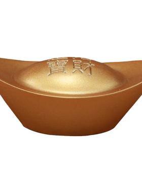 信扬黄铜招财新中式家居实心摆件