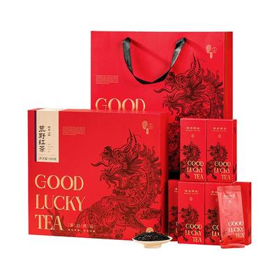 五虎荒野红茶茶叶礼盒装