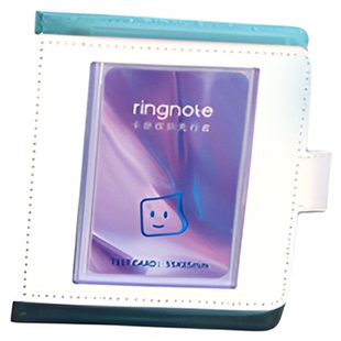 RINGNOTE一宫格糖果系高颜值专辑收纳册3寸封面插卡套皮革小卡册