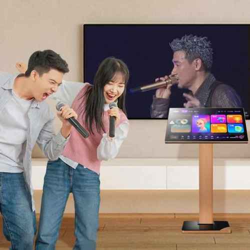 音创21.5寸欢唱客点歌一体机家庭便携式19.5寸卡拉OK