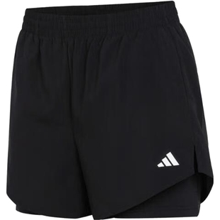 adidas 阿迪达斯女子户外健身跑步运动裤休闲裤短裤裤子HN1044