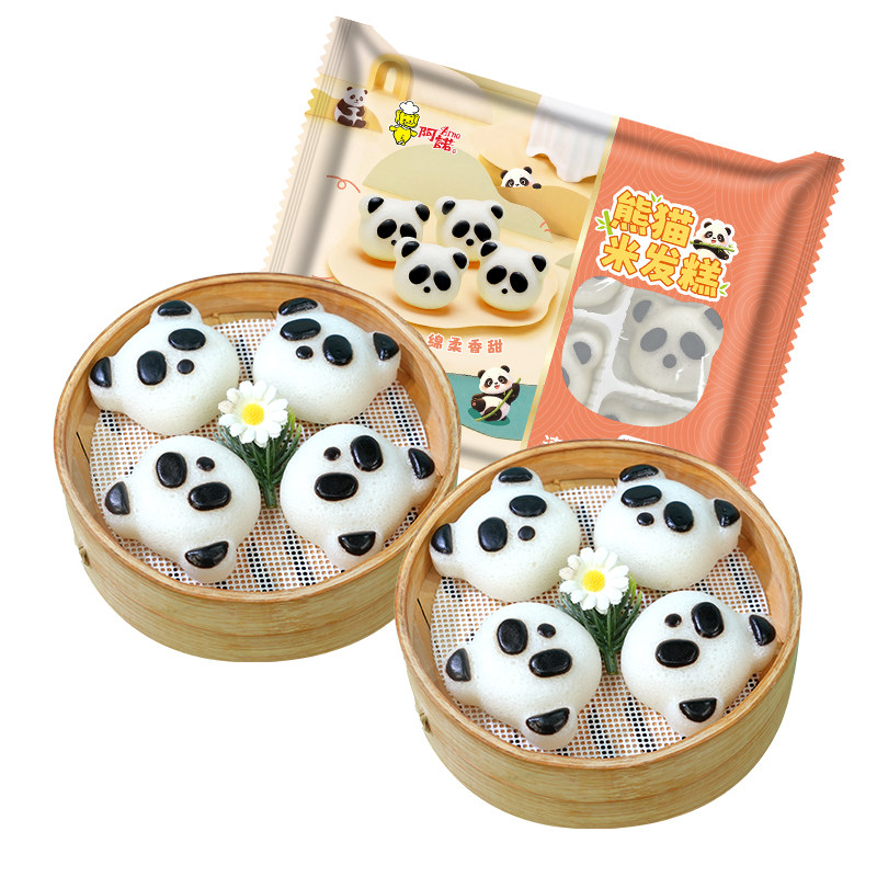 阿诺早餐点心熊猫米发糕