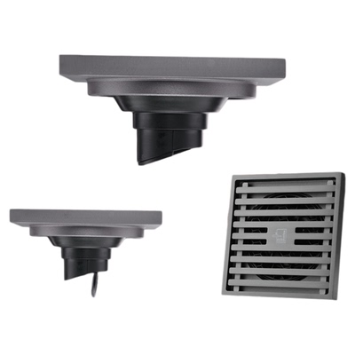 潜水艇地漏全铜超薄款40短芯移位