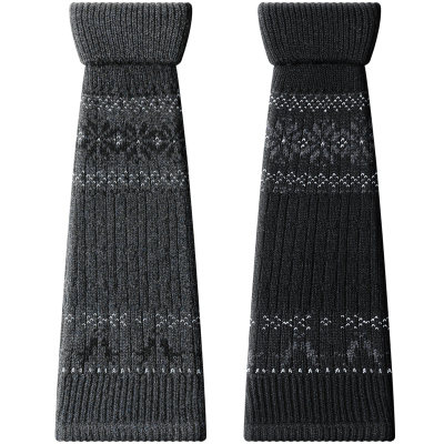 羊毛袜套费尔岛显瘦保暖小腿袜