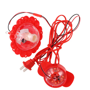 2026过新年高亮大红灯笼伴侣专用灯智能感光遥控电池灯春节投影灯