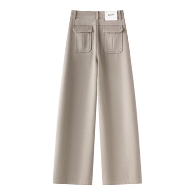 弯刀牛仔裤加绒加厚女秋冬新款